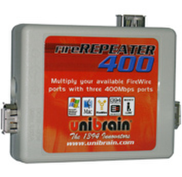 Unibrain FireRepeater 400 400Mbit/s Schnittstellenhub