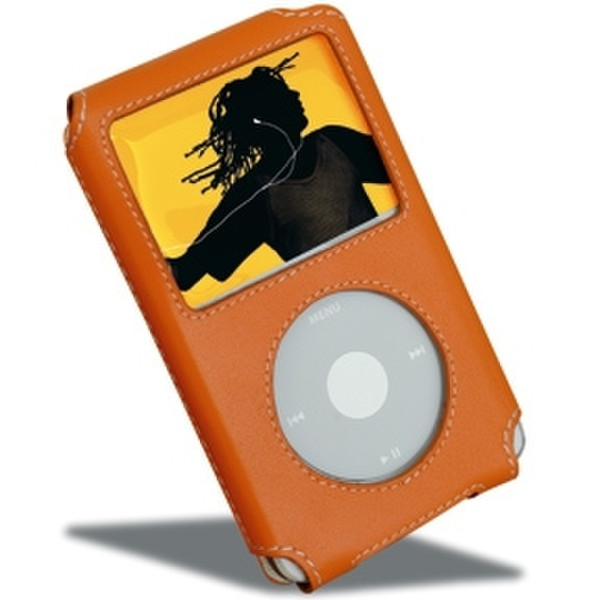 Covertec Luxury Pouch Case for iPod video, Orange Orange