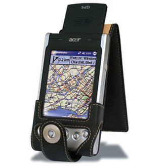 Covertec Leather Case for Acer N35 Leather Black