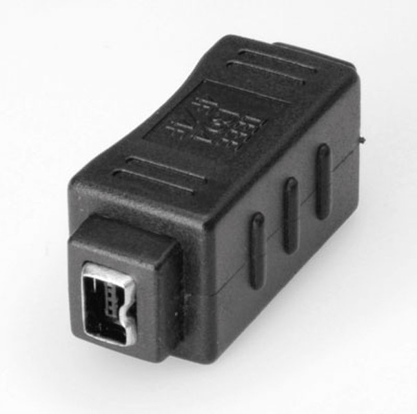 ROLINE FireWire Gender Changer 4-pin (F/F) 4-pin 4-pin Black cable interface/gender adapter
