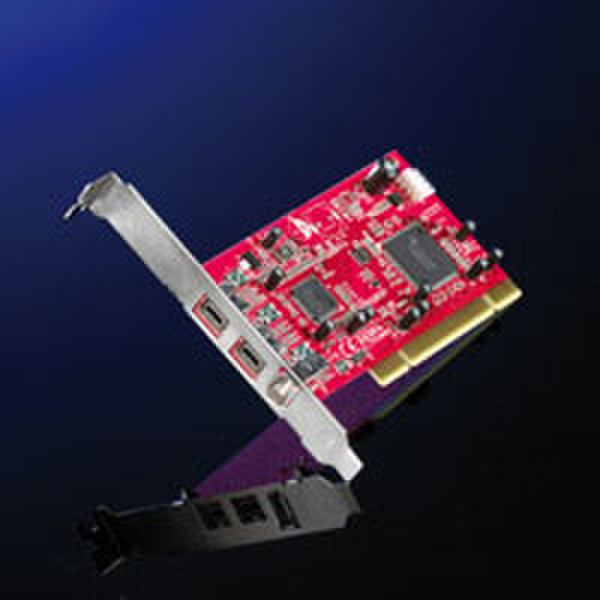 ROLINE PCI Adapter, 2+1x IEEE 1394b (FireWire) Ports IEEE 1394/FireWire Schnittstellenkarte/Adapter