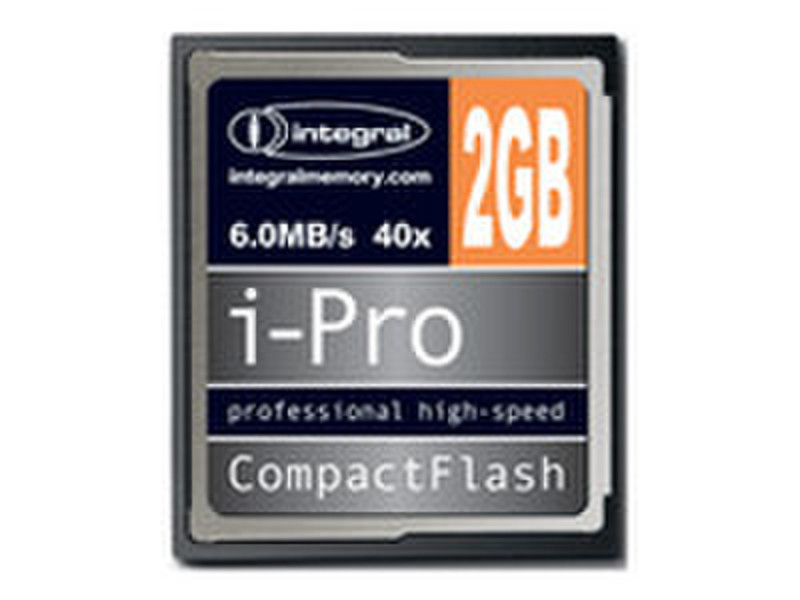 Integral 2GB i-Pro CompactFlash 40x 2GB Kompaktflash Speicherkarte