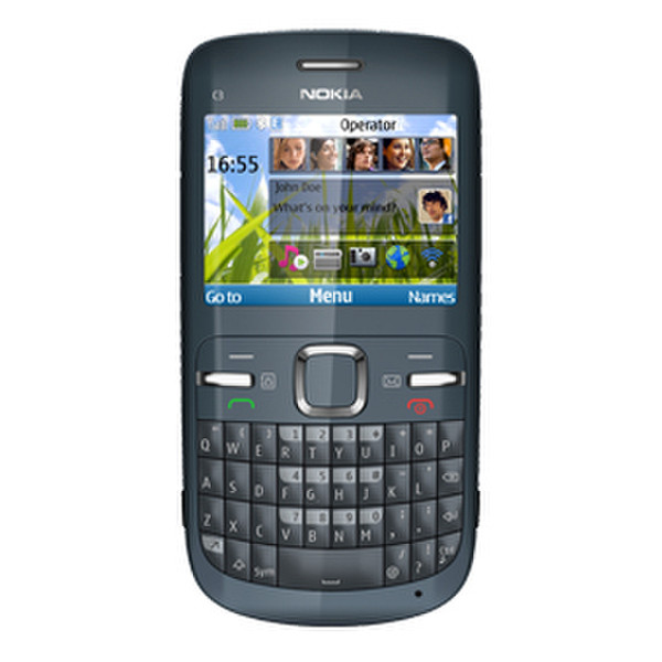 Nokia C3-00 Single SIM Grey smartphone