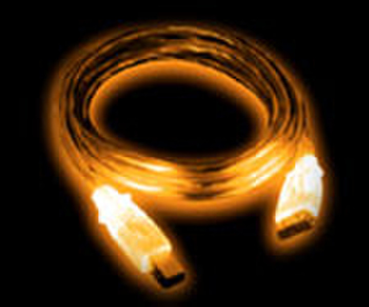 Sharkoon Luminous USB Cable 2m Orange 2м Оранжевый кабель USB