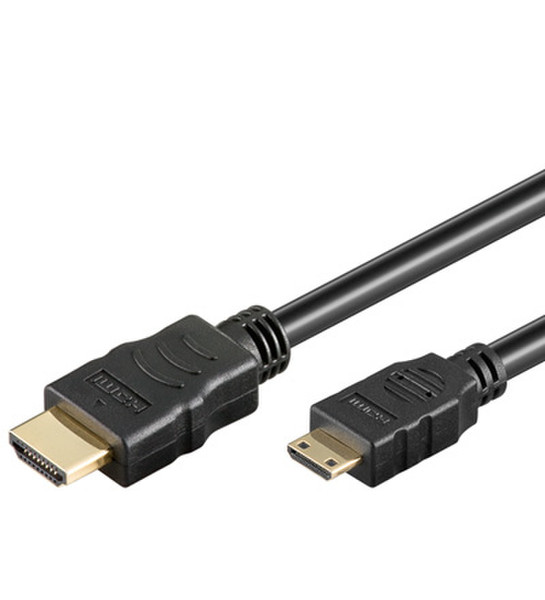 Wentronic HDMI HiSpeed/wE 0200 G-MINI (PL) 2м HDMI Mini-HDMI Черный HDMI кабель