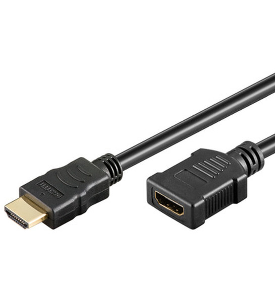 Wentronic HDMI HiSpeed/wE 0300 G-Ext (PL) 3m HDMI HDMI Schwarz HDMI-Kabel