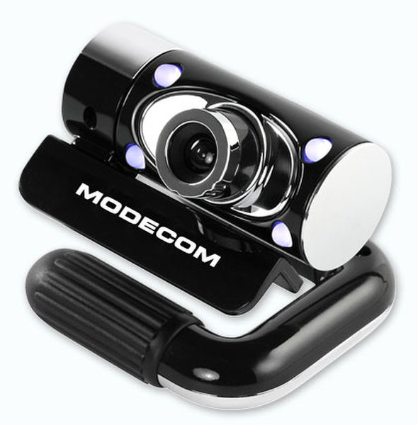 Modecom Venus 2MP 1600 x 1200Pixel USB 2.0 Schwarz, Silber Webcam