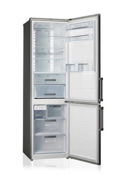 LG GB7143A2RZ freestanding 385L A++ Stainless steel fridge-freezer