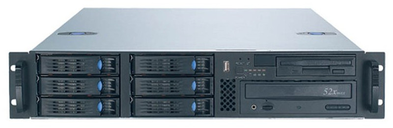 Wortmann AG 1100557 2ГГц L3403 650Вт Стойка (2U) сервер