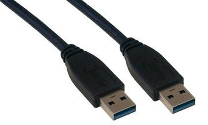 MCL MC923AA-1M/N 1м USB A USB A Черный кабель USB