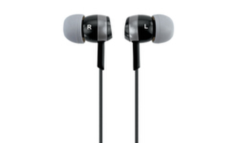 Genius HS-205 Binaural In-ear Black,Grey headset