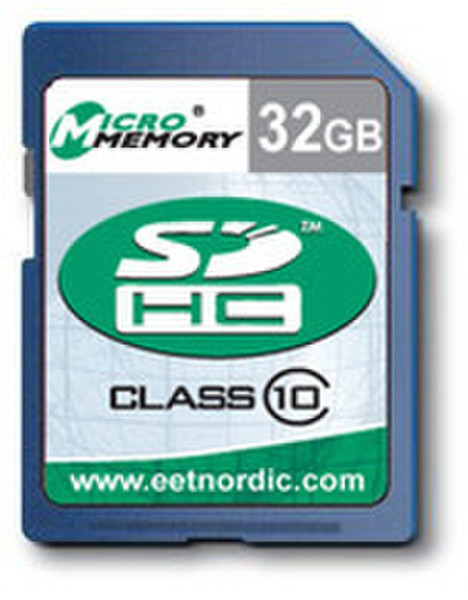 MicroMemory 32GB SDHC Card Class 10 32GB SDHC Speicherkarte