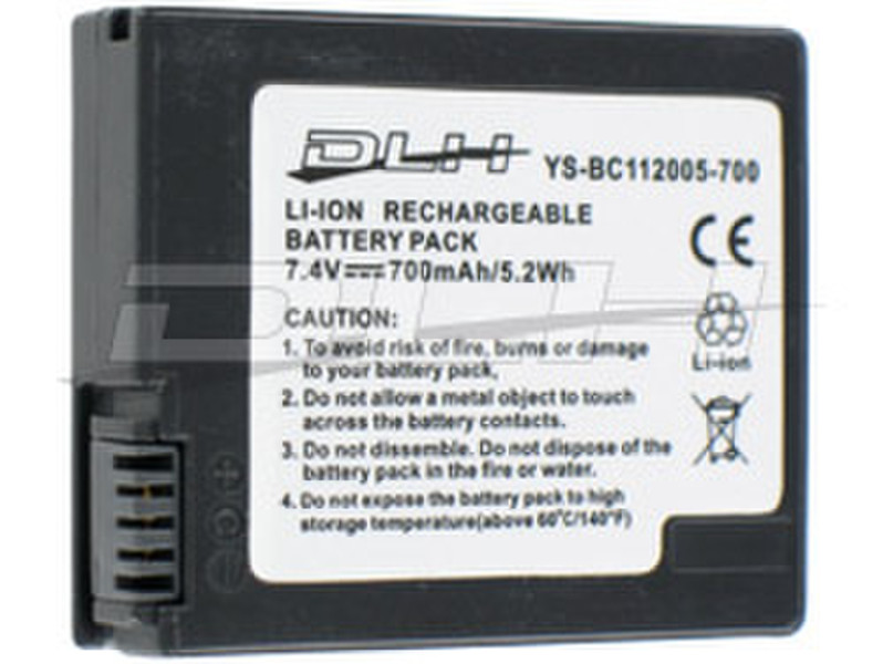 DLH LI-ION 7.4V-700mAh-5.2Wh Lithium-Ion (Li-Ion) 700mAh 7.4V Wiederaufladbare Batterie