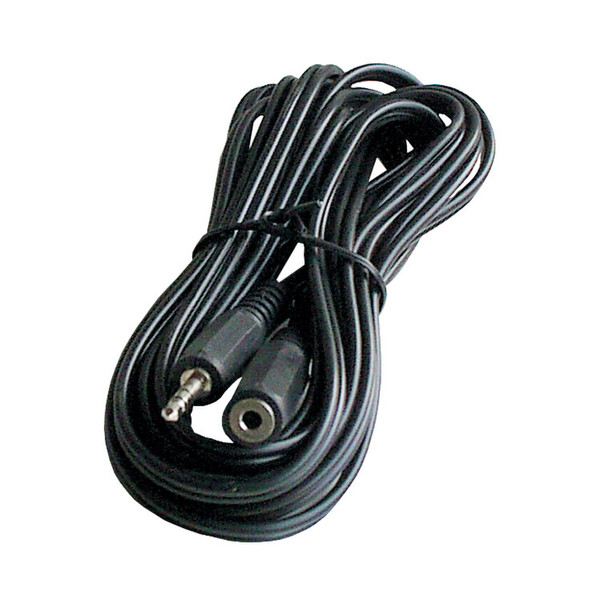 ROLINE 3.5mm cable M/F, 3.0m, tin-plated, black 3м Черный аудио кабель
