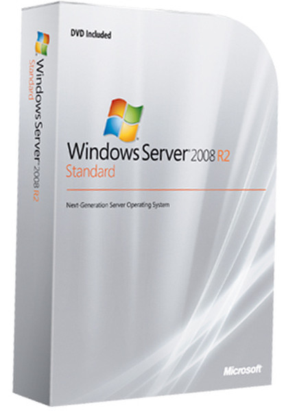 Microsoft Windows Server 2008 R2 Standard 64-bit, 5CLT, DVD, EDU, ES