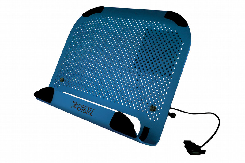 Perfect Choice PC-080725 Синий подставка с охлаждением для ноутбука