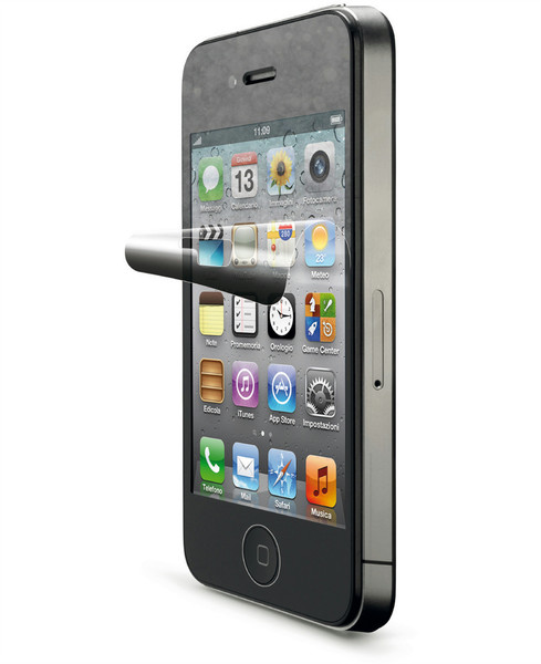 Cellularline Antibact screen protector Clear screen protector iPhone 4, iPhone 4S 1шт