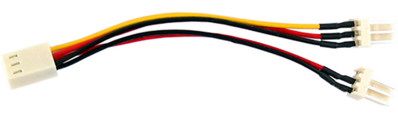 Revoltec 3-pin Y-Splitter/Converter 3-pin 2 x 3-pin кабельный разъем/переходник