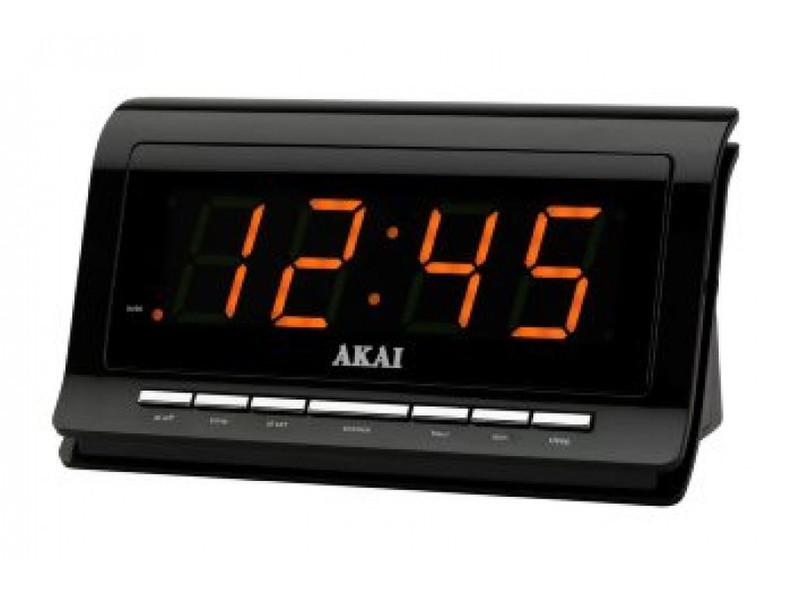 Akai AR-180K Clock Black radio