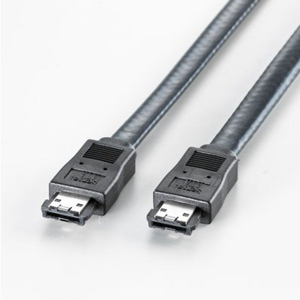 ROLINE S-ATA II Cable 0.5m Schwarz SATA-Kabel