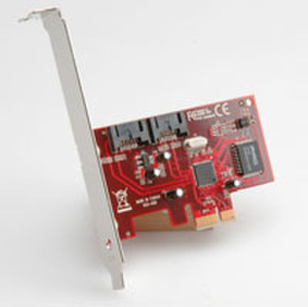 ROLINE PCI-Express Adapter, 2 internal S-ATA II Ports Schnittstellenkarte/Adapter