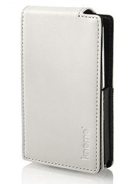 Knomo Leather Case for iPod Video, Porcelain Weiß