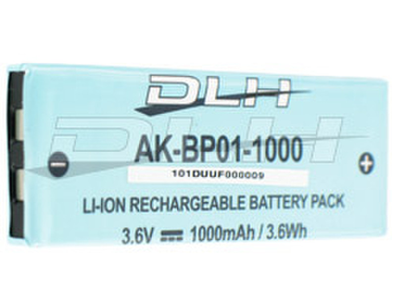 DLH BATTERY LI-ION 3.6V-1000mAh-3.6Wh Литий-ионная (Li-Ion) 1000мА·ч 3.6В аккумуляторная батарея