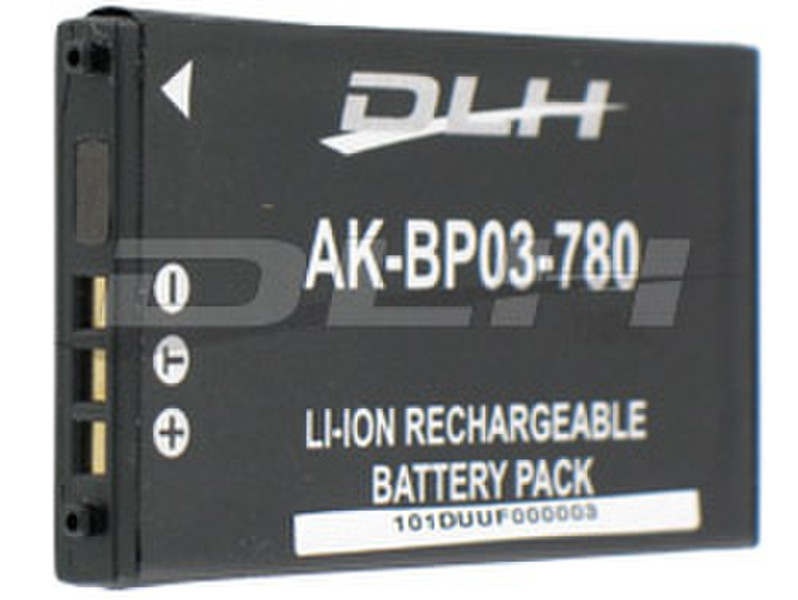 DLH BATTERY LI-ION 3.7V-780mAh-2.9Wh Lithium-Ion (Li-Ion) 780mAh 3.7V rechargeable battery