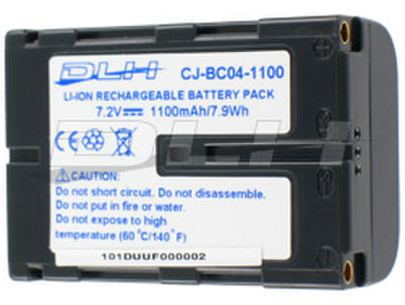 DLH LI-ION 7.2V-1100mAh-7.9Wh Lithium-Ion (Li-Ion) 1100mAh 7.2V Wiederaufladbare Batterie