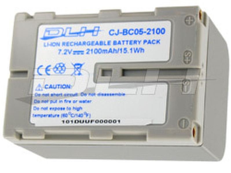 DLH LI-ION 7.2V-2100mAh-15.1Wh Lithium-Ion (Li-Ion) 2100mAh 7.2V rechargeable battery