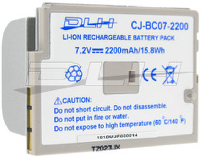 DLH LI-ION 7.2V-2200mAh-15.8Wh Литий-ионная (Li-Ion) 2200мА·ч 7.2В аккумуляторная батарея