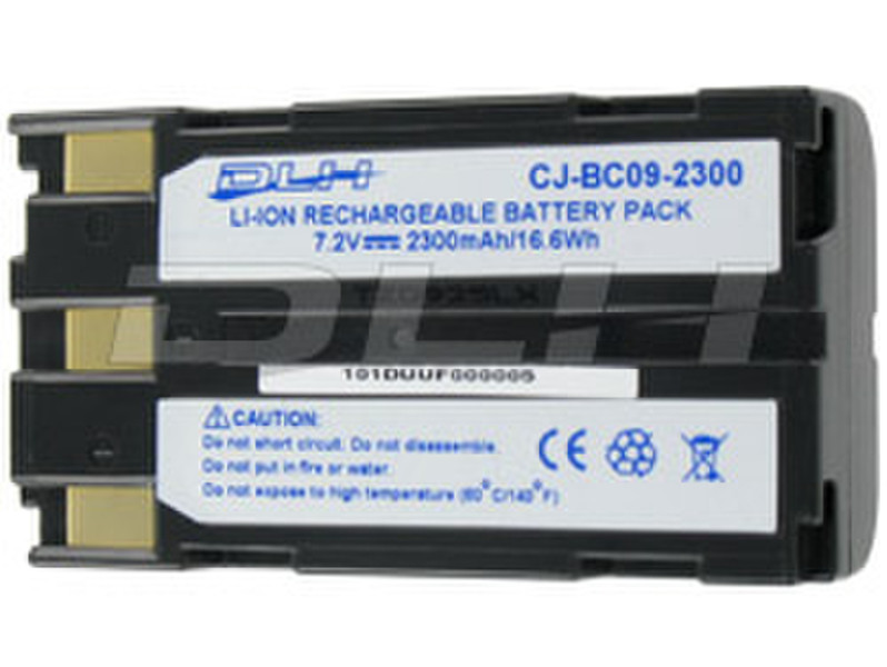 DLH LI-ION 7.2V-2300mAh-16.6Wh Lithium-Ion (Li-Ion) 2300mAh 7.2V rechargeable battery