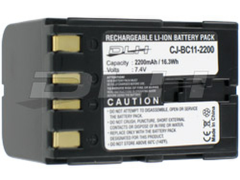 DLH LI-ION 7.4V-2200mAh-16.3Wh Lithium-Ion (Li-Ion) 2200mAh 7.4V rechargeable battery