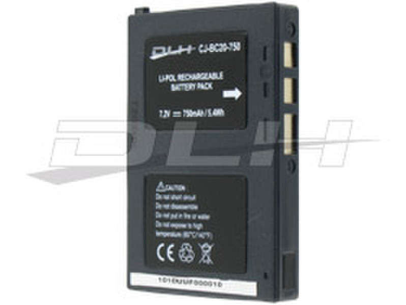 DLH LI-ION 7.2V-750mAh-5.4Wh Lithium-Ion (Li-Ion) 750mAh 7.2V rechargeable battery