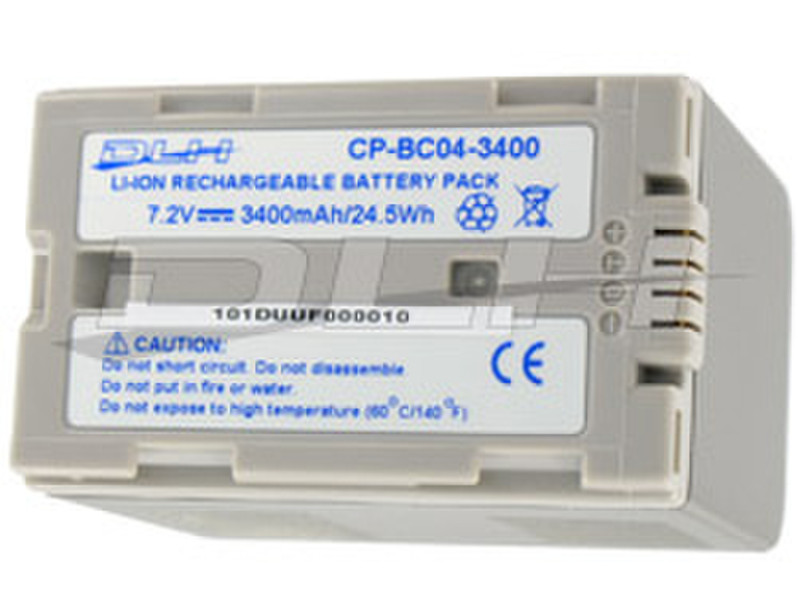 DLH LI-ION 7.2V-3400mAh-24.5Wh SILVER Литий-ионная (Li-Ion) 3200мА·ч 7.4В аккумуляторная батарея