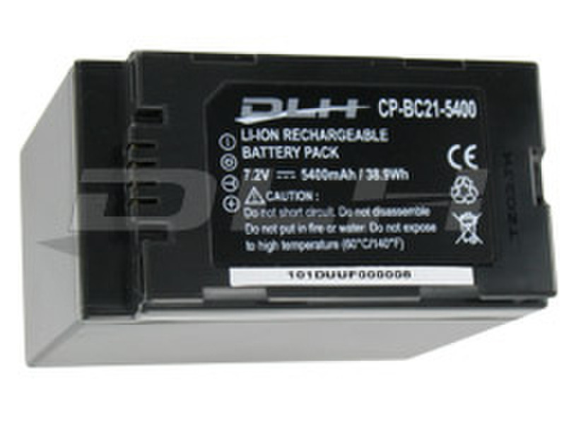 DLH LI-ION 7.2V-5400mAh-38.9Wh Lithium-Ion (Li-Ion) 5400mAh 7.2V rechargeable battery