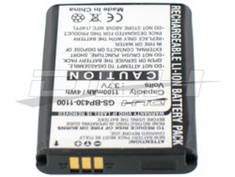 DLH LI-ION 3.7V-1100mAh-4Wh Lithium-Ion (Li-Ion) 1100mAh 3.7V rechargeable battery