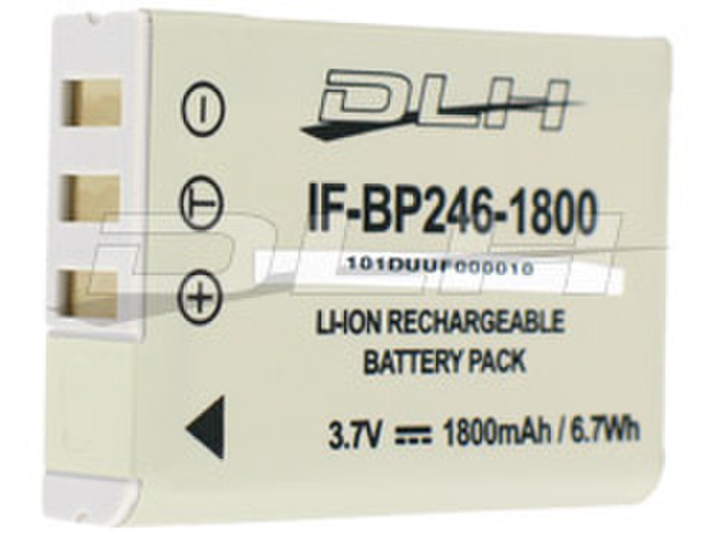 DLH LI-ION 3.7V-1800mAh-6.7Wh Литий-ионная (Li-Ion) 1800мА·ч 3.7В аккумуляторная батарея