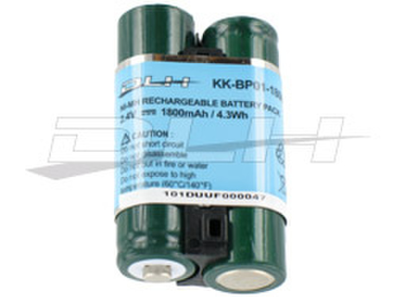 DLH NIMH 2.4V-1800mAh-4.3Wh Nickel-Metal Hydride (NiMH) 1800mAh 2.4V rechargeable battery