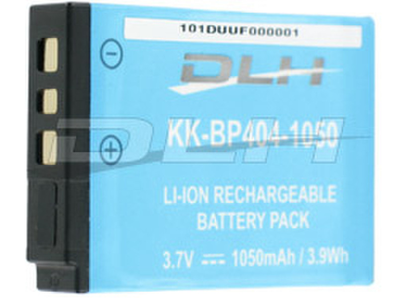 DLH LI-ION 3.7V-1050mAh-3.9Wh Lithium-Ion (Li-Ion) 1050mAh 3.7V rechargeable battery