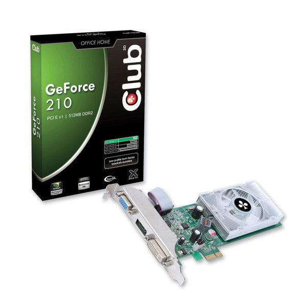 CLUB3D CGNX-212YLIX1 GDDR2 graphics card