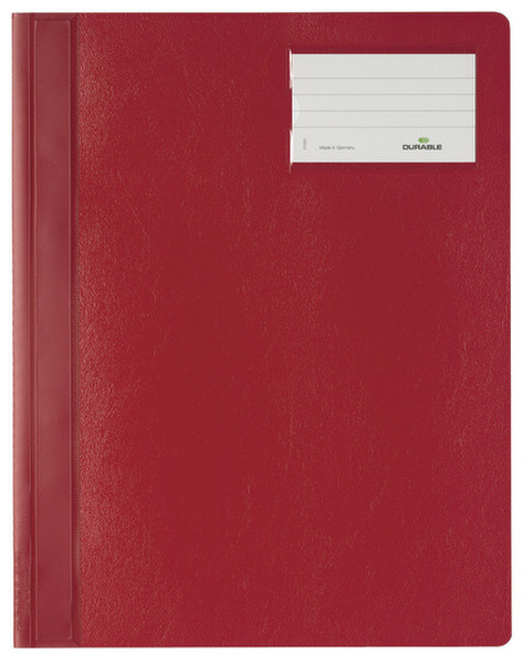 Durable 250003 Plastic,PVC Red report cover