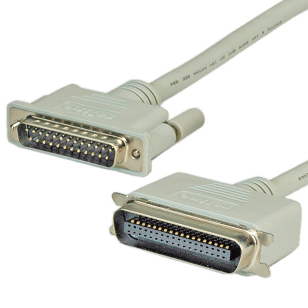 ROLINE IEEE 1284 Cable, DB25 M - C36 M 1.8 m parallel cable