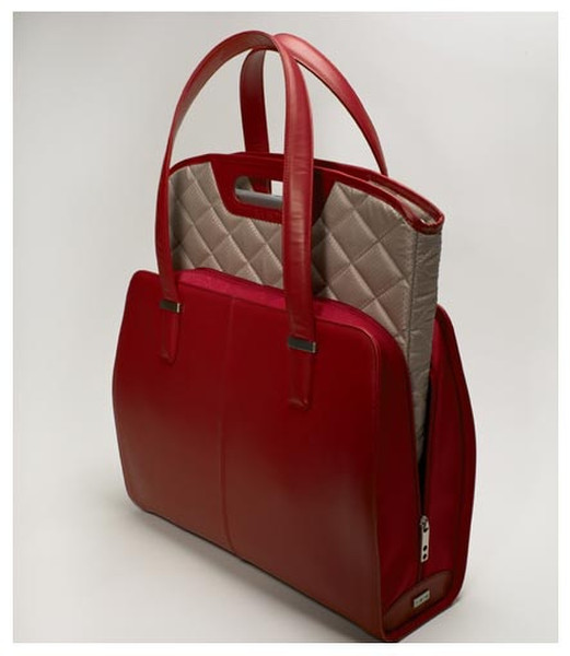 Knomo Cholet Handbag Nylon Rot Aktenkoffer