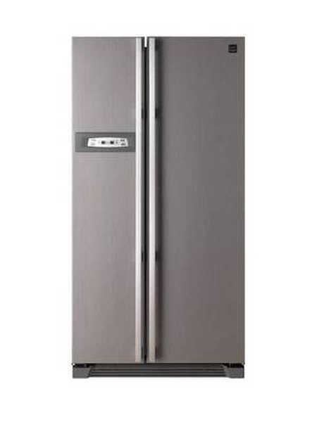 Daewoo FRS-U20BEC freestanding A Grey side-by-side refrigerator