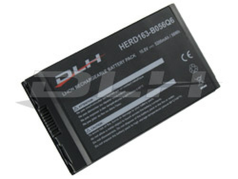 DLH LI-ION 10.8V-5200mAh-56Wh BLACK STANDARD Lithium-Ion (Li-Ion) 5200mAh 10.8V Wiederaufladbare Batterie