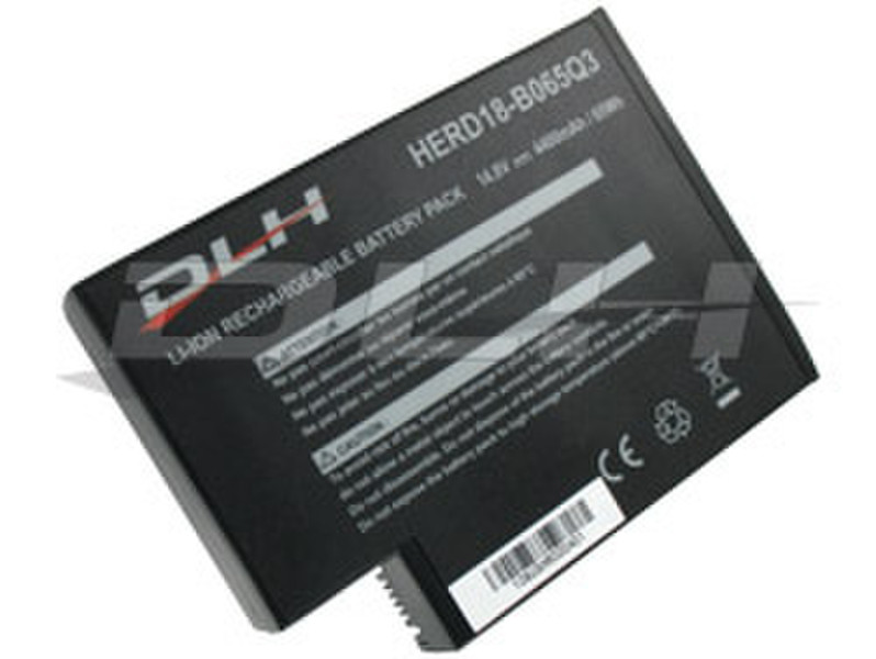 DLH LI-ION 14.8V-4400mAh-65Wh BLACK STANDARD Lithium-Ion (Li-Ion) 4400mAh 14.8V rechargeable battery