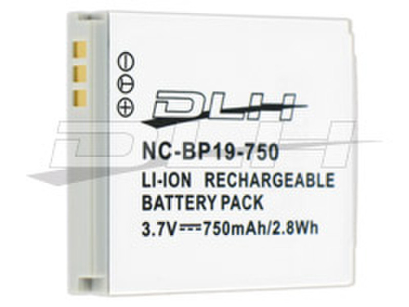 DLH LI-ION 3.7V-750mAh-2.8Wh Lithium-Ion (Li-Ion) 750mAh 3.7V rechargeable battery