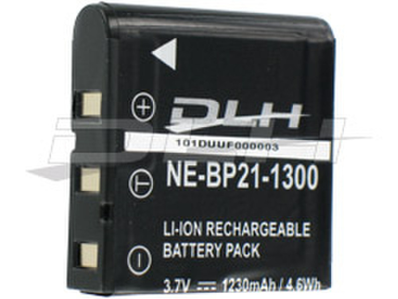 DLH LI-ION 3.7V-1300mAh-4.8Wh Lithium-Ion (Li-Ion) 1300mAh 3.7V rechargeable battery