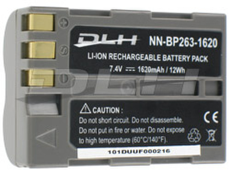 DLH LI-ION 7.4V-1620mAh-12Wh Литий-ионная (Li-Ion) 1620мА·ч 7.4В аккумуляторная батарея